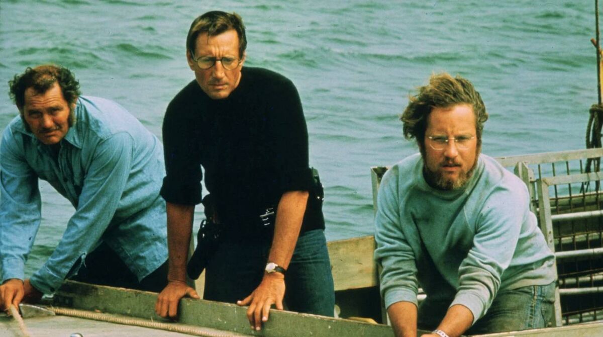 Robert Shaw, Roy Scheider, and Richard Dreyfuss in Steve Spielberg’s Jaws. File picture: Universal Pictures Robert Shaw, Roy Scheider, and Richard Dreyfuss in Steve Spielberg’s Jaws. File picture: Universal Pictures