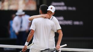 <p>WINNER WINNER: Jannik Sinner after his win over Novak Djokovic. Pic: Ben Whitley/PA Wire.</p> <p>WINNER WINNER: Jannik Sinner after his win over Novak Djokovic. Pic: Ben Whitley/PA Wire.</p>