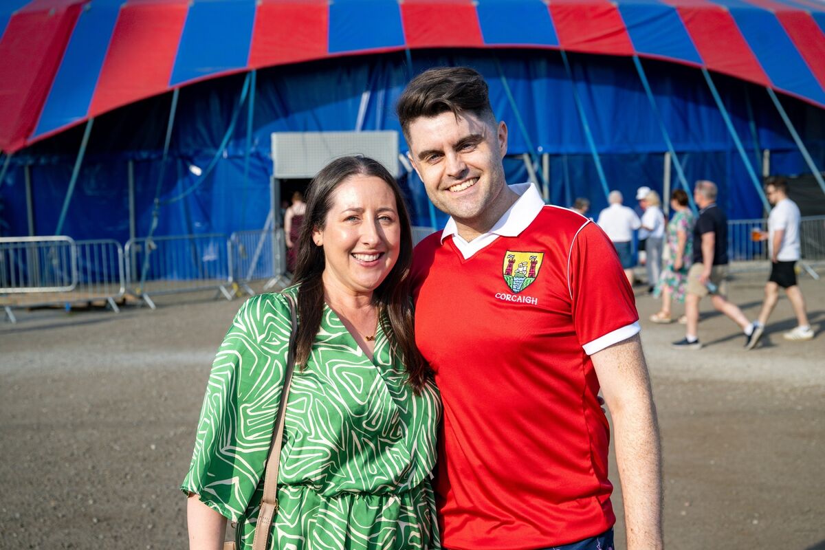 Maeve and Michael Kennedy from Bandon arriving at Live at the Marquee in Cork ahead of the James Taylor concert tonight. Picture: Chani Anderson