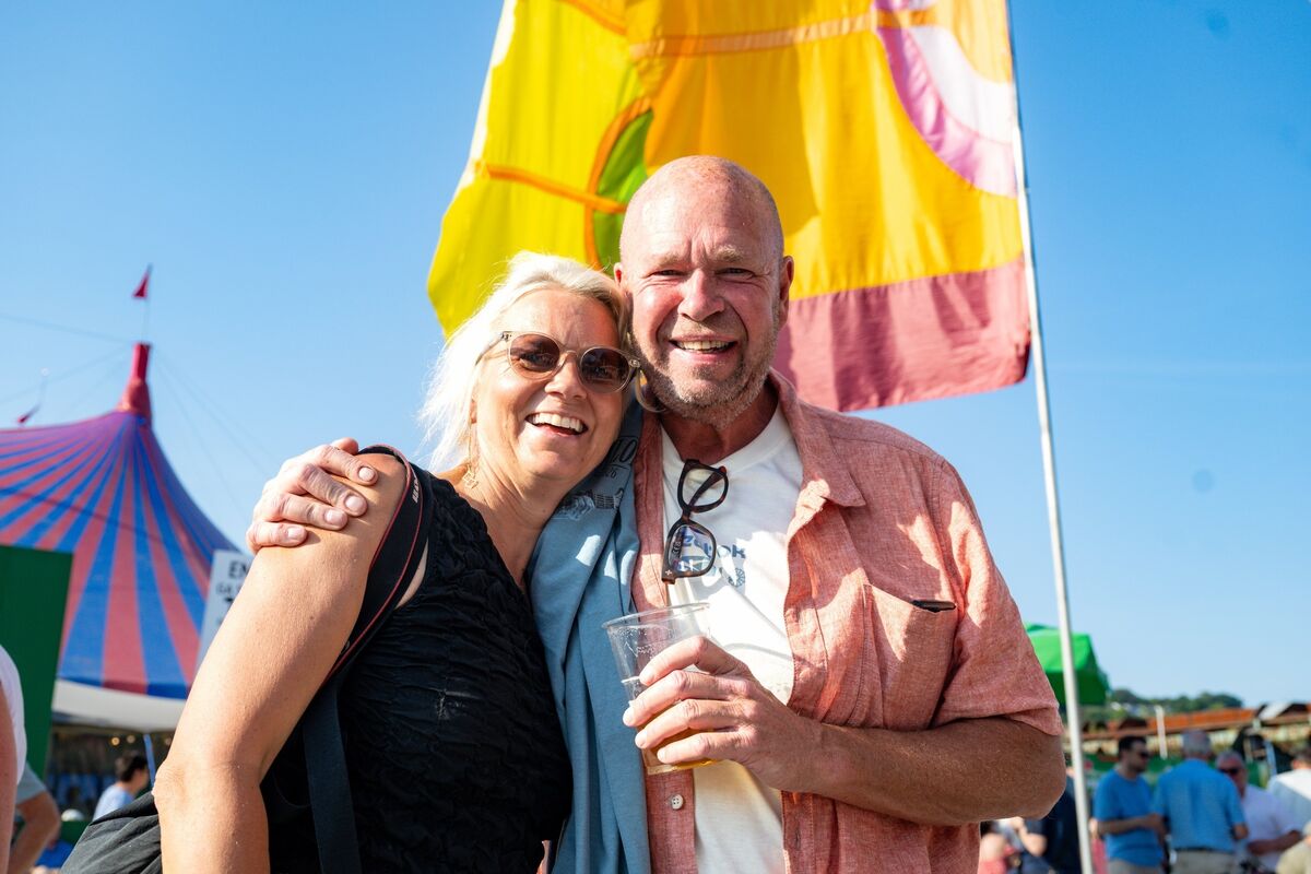 Camilla Simonson and Laser Kronèr travelled all the way from Sweden for the James Taylor concert at Live at the Marquee. They begin the long journey home from Cork tomorrow, Saturday. Picture: Chani Anderson