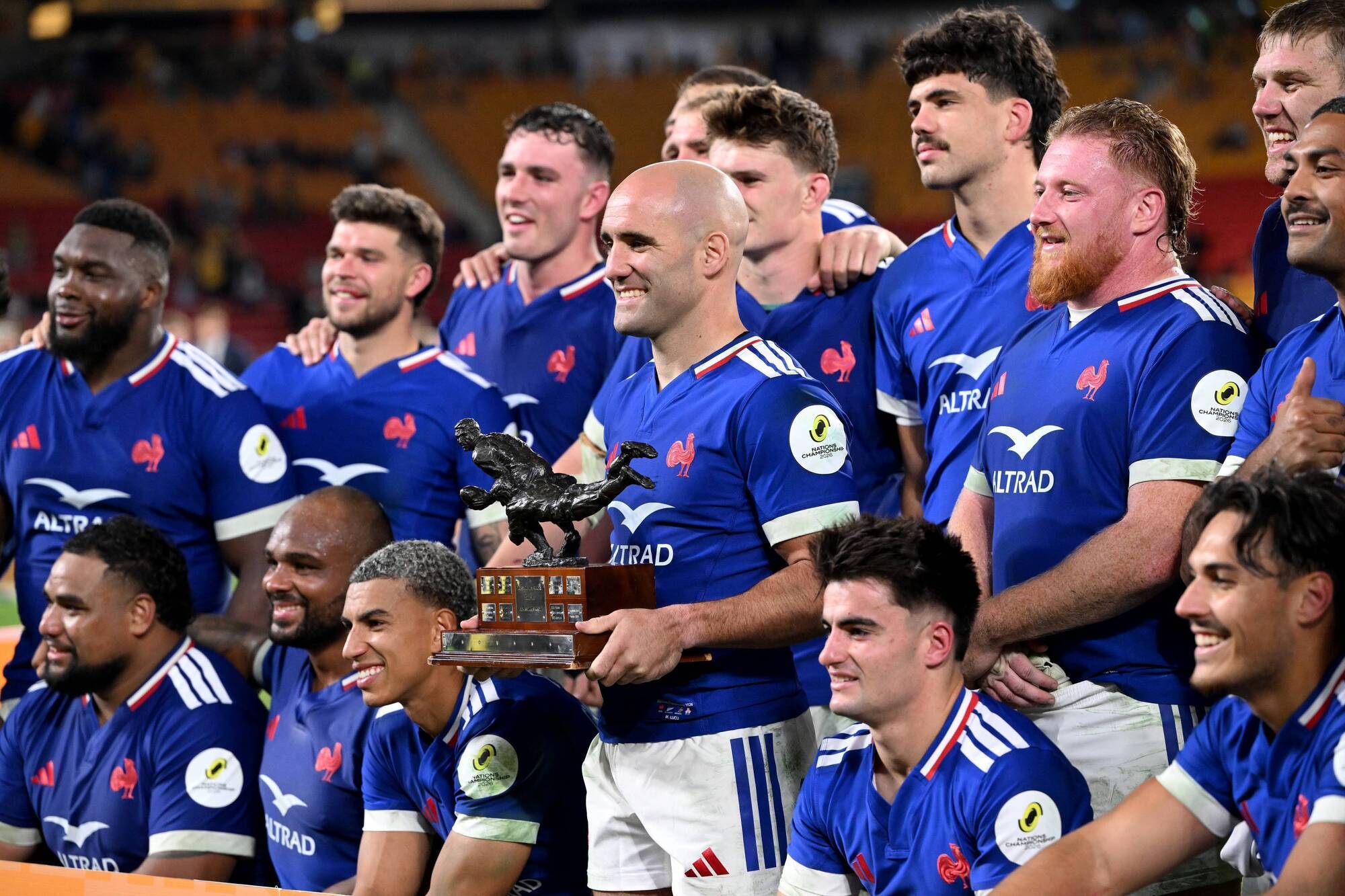 Six-try France fight back to beat Australia in Brisbane