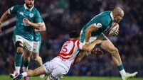 Takuro Matsunaga tackles Jacob Stockdale 11/7/2026