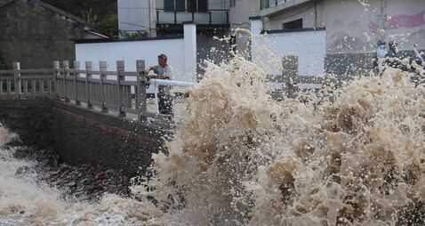 China Asia Storms