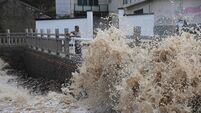 China Asia Storms