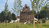 Man dies after accident at bonfire site in Belfast