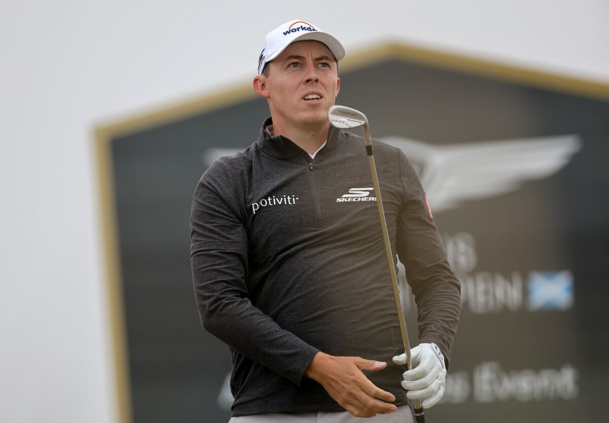 Matt Fitzpatrick holds the lead at The Renaissance Club. Pic: Steve Welsh/PA Matt Fitzpatrick holds the lead at The Renaissance Club. Pic: Steve Welsh/PA