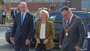 <p>Taoiseach Micheal Martin (left) and Lord Mayor of Cork Damian Boylan, greet European Commission President Ursula von der Leyen in Cork last week. Ms Von der Leyen's comments regarding Turkey are unhelpful to trade says John Whelan. Picture: Liam McBurney/PA </p> <p>Taoiseach Micheal Martin (left) and Lord Mayor of Cork Damian Boylan, greet European Commission President Ursula von der Leyen in Cork last week. Ms Von der Leyen's comments regarding Turkey are unhelpful to trade says John Whelan. Picture: Liam McBurney/PA </p>