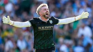 <p>KICKOUT KINGS: Kerry's Shane Murphy celebrates their win over Dublin. Pic: ©INPHO/James Crombie.</p>