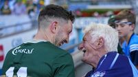 Paudie Clifford and a Dublin supporter after the game 12/7/2026