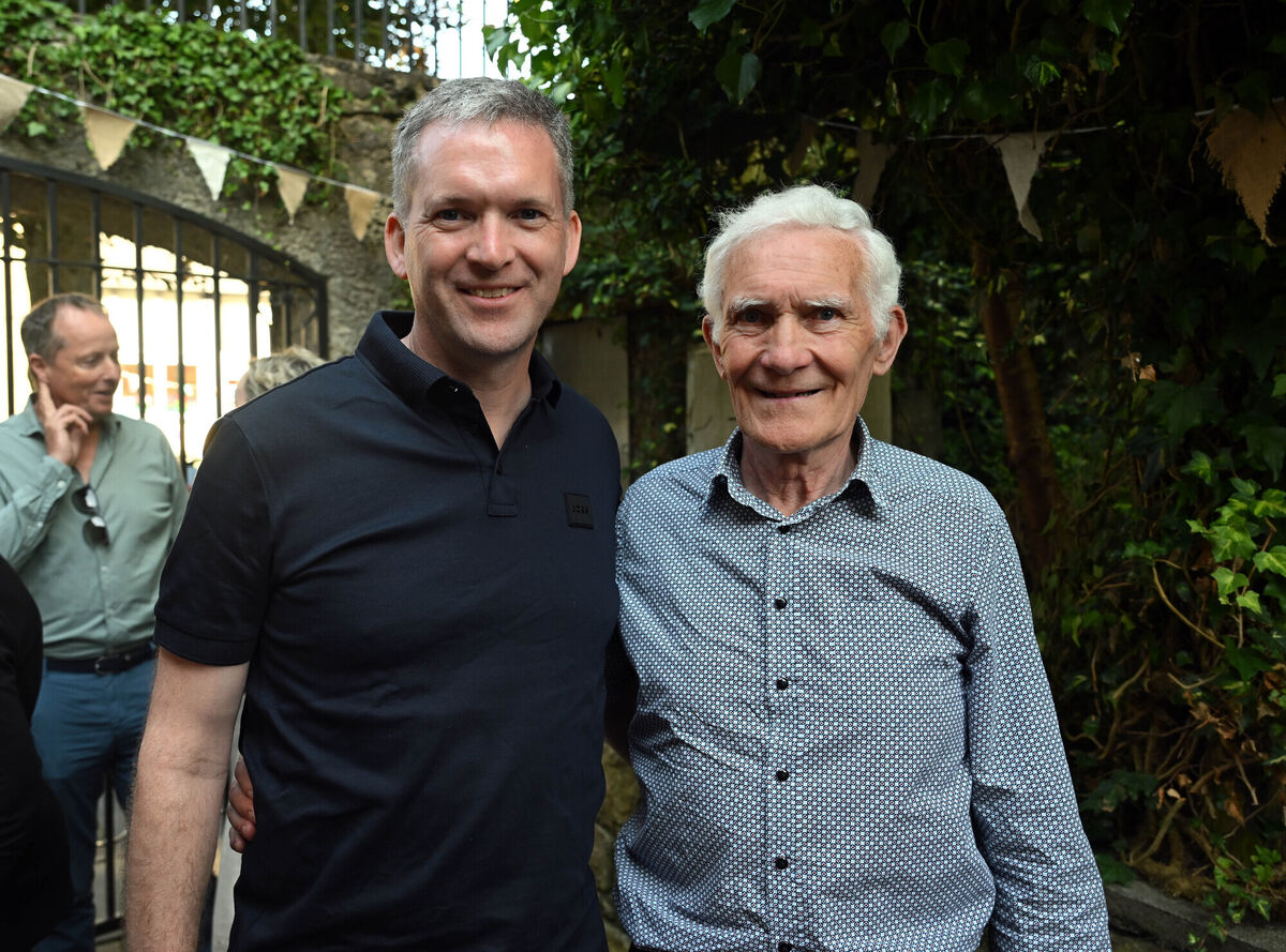 Peter Mulryan with his son David at the world premiere of 'The lost children of Tuam' at Galway Film Fleadh in The Town Hall Theatre. Picture: Ray Ryan Peter Mulryan with his son David at the world premiere of 'The lost children of Tuam' at Galway Film Fleadh in The Town Hall Theatre. Picture: Ray Ryan