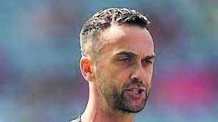 <p>Conor Laverty acknowledged that Down keep ‘falling down’. Pic: Laszlo Geczo/Inpho</p>