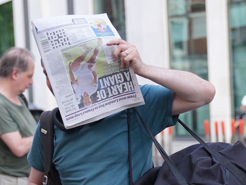 Count Binface, whose real name is Jonathan David Harvey, arriving for his campaign launch at the Museum of Comedy in London. Picture: Yui Mok/PA Count Binface, whose real name is Jonathan David Harvey, arriving for his campaign launch at the Museum of Comedy in London. Picture: Yui Mok/PA