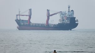 The waterway is key for international shipping (Amirhosein Khorgooi/ISNA via AP)