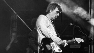 <p>Johnny Marr on stage at Iveagh Gardens in Dublin. </p>