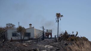 <p>The wildfire broke out on Thursday in the Almeria town of Los Gallardos, Spain. Picture: Francisco J. Olmo/Europa Press via Getty Images.</p> <p>The wildfire broke out on Thursday in the Almeria town of Los Gallardos, Spain. Picture: Francisco J. Olmo/Europa Press via Getty Images.</p>