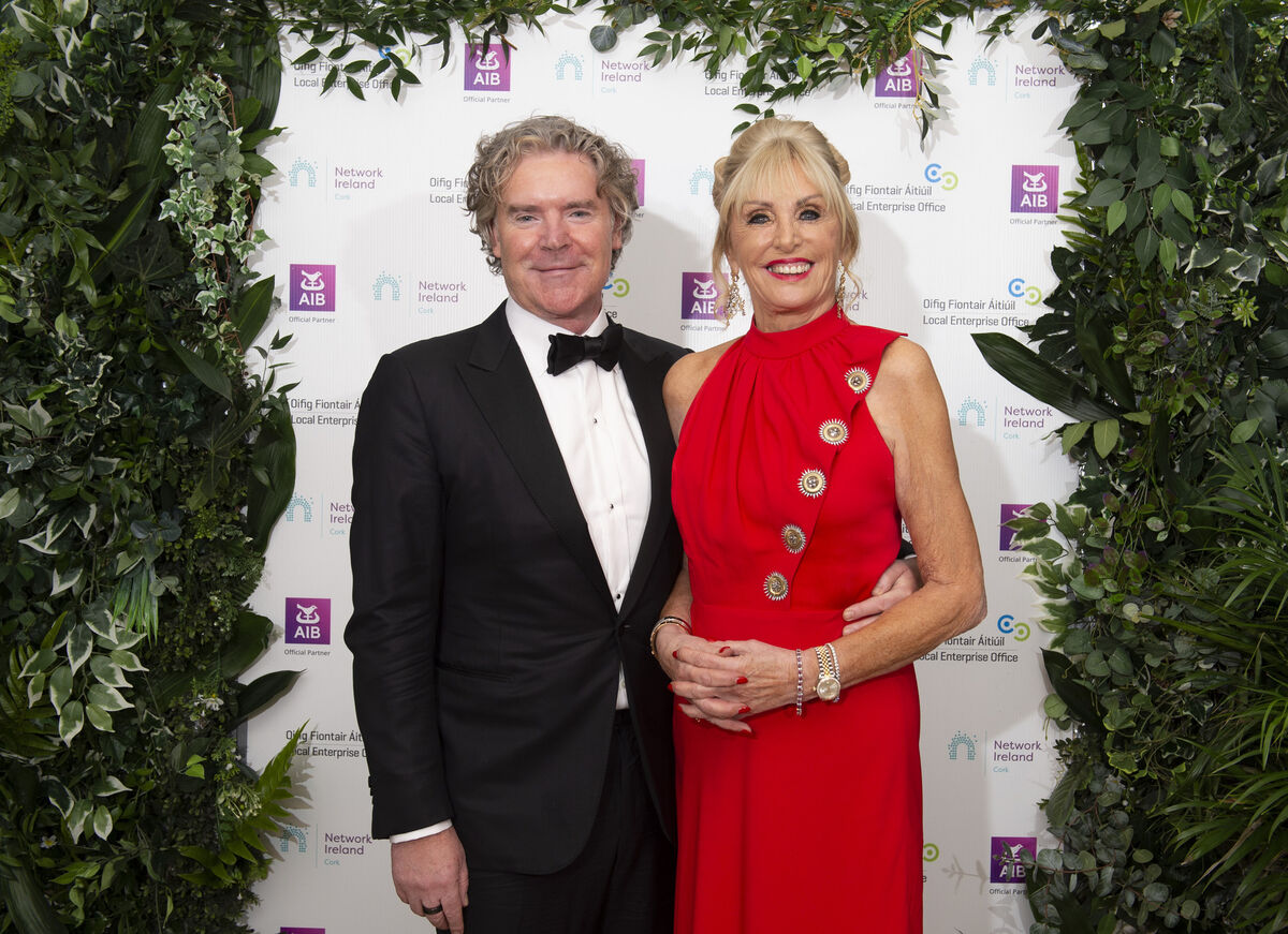Successful businesswoman Linda Kiely, pictured with husband Dan, is parting with more than 250 designer pieces from her timeless and eclectic wardrobe, aiming to raise at least €150,000 for charities
