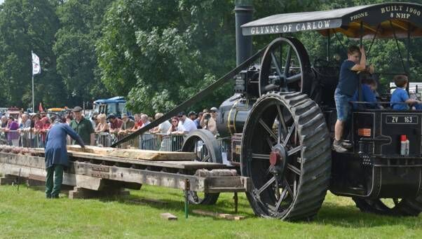Working demonstrations are among the highlights of the National Steam Rally, where historic machines continue to perform the tasks they were built for more than a century ago. Working demonstrations are among the highlights of the National Steam Rally, where historic machines continue to perform the tasks they were built for more than a century ago.