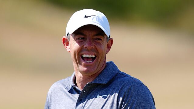 <p>LATE START: Rory McIlroy during a preview day ahead of The 154th Open Championship at Royal Birkdale in Southport. Pic: David Davies/PA Wire.</p>