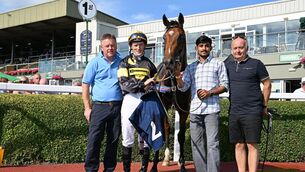 <p>City Of Dubai and Bily Lee win for owner Bond Thoroughbred Ltd and trainer Paddy Twomey. Pic: Healy Racing</p> <p>City Of Dubai and Bily Lee win for owner Bond Thoroughbred Ltd and trainer Paddy Twomey. Pic: Healy Racing</p>