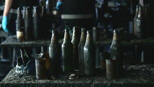 <p>In this handout photo released by Bangkok Metropolitan Administration, bottles are seen on a table at the site of a fire in Bangkok, Thailand, Monday, July 13, 2026. (Bangkok Metropolitan Administration via AP)</p> <p>In this handout photo released by Bangkok Metropolitan Administration, bottles are seen on a table at the site of a fire in Bangkok, Thailand, Monday, July 13, 2026. (Bangkok Metropolitan Administration via AP)</p>