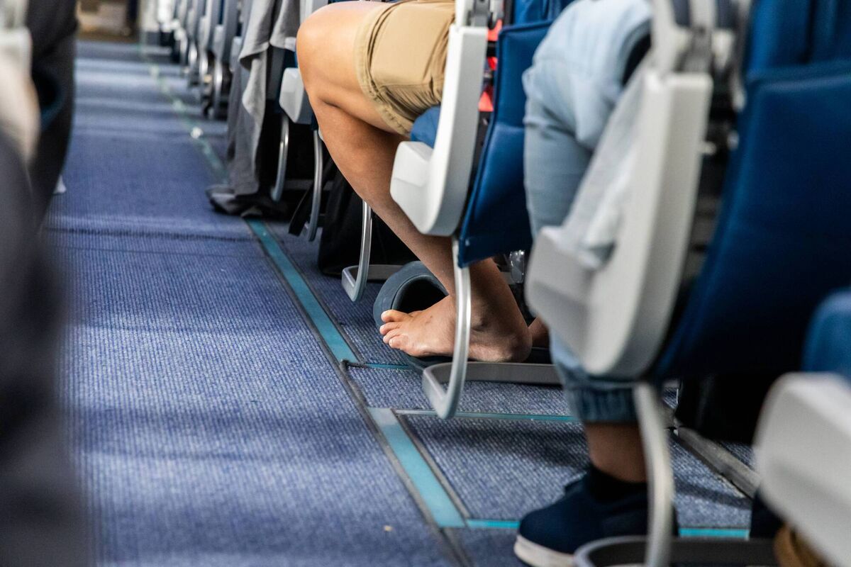 Should I take my shoes off on a plane?