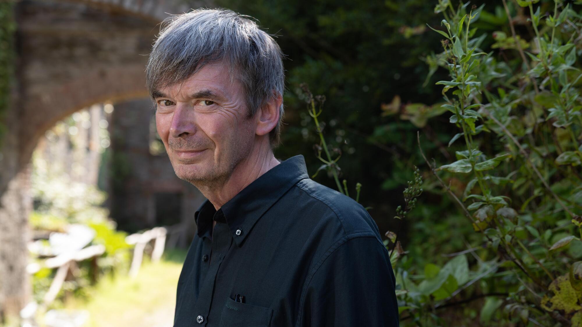   Ian Rankin at Bantry House before his event in The Maritime Hotel. Picture: Darragh Kane