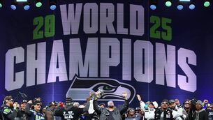 <p>PRIZE ASSET: The Seahawks' Leonard Williams with the Lombardi Trophy during the Seattle Super Bowl LX victory celebrations. Pic Steph Chambers/Getty Images</p> <p>PRIZE ASSET: The Seahawks' Leonard Williams with the Lombardi Trophy during the Seattle Super Bowl LX victory celebrations. Pic Steph Chambers/Getty Images</p>