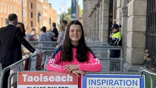 <p>Teenage activist Cara Darmody begins a 50-hour protest outside Leinster House over the delays families and children face in accessing assessments of need. Picture: Gráinne Ní Aodha/PA Wire</p> <p>Teenage activist Cara Darmody begins a 50-hour protest outside Leinster House over the delays families and children face in accessing assessments of need. Picture: Gráinne Ní Aodha/PA Wire</p>