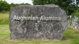 <p>The sign for the Rusal Aughinish Alumina plant on the Shannon Estuary, County Limerick, one of Europe's largest bauxite refineries. Picture: Niall Carson/PA Wire</p> <p>The sign for the Rusal Aughinish Alumina plant on the Shannon Estuary, County Limerick, one of Europe's largest bauxite refineries. Picture: Niall Carson/PA Wire</p>