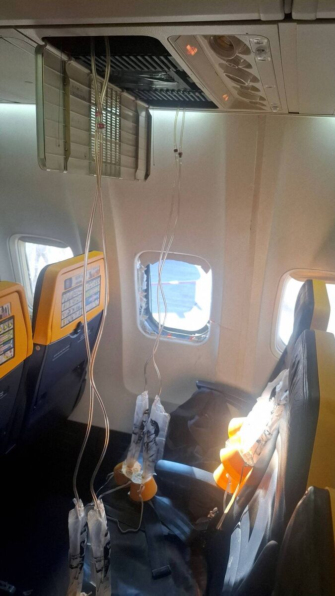 Svetlana Grkovic said that with the help of two passengers she was able to pull her husband, who lost consciousness three times, back inside the aircraft. Picture: Despoina Papapavlou/Reuters Svetlana Grkovic said that with the help of two passengers she was able to pull her husband, who lost consciousness three times, back inside the aircraft. Picture: Despoina Papapavlou/Reuters