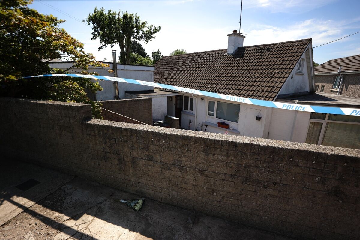 Police cordon at the scene in the Old Cullybackey Road area of Ballymena, County Antrim, where three people were found dead inside a property on Monday morning. Picture: Liam McBurney/PA Wire Police cordon at the scene in the Old Cullybackey Road area of Ballymena, County Antrim, where three people were found dead inside a property on Monday morning. Picture: Liam McBurney/PA Wire