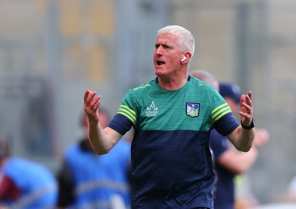 Limerick manager John Kiely during the semi-final win over Clare. Pic: Tom O’Hanlon/Inpho Limerick manager John Kiely during the semi-final win over Clare. Pic: Tom O’Hanlon/Inpho