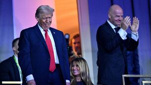 <p>US president Donald Trump and Gianni Infantino, president of Fifa, at the World Cup draw.</p> <p>US president Donald Trump and Gianni Infantino, president of Fifa, at the World Cup draw.</p>