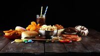 Unhealthy products. food bad for figure, skin, heart and teeth.