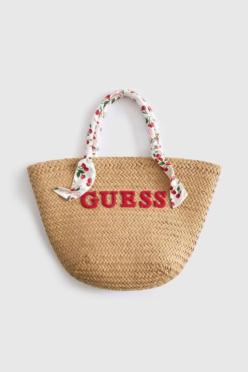 Fashion Cherry Print Basket Bag, €99, Guess. Fashion Cherry Print Basket Bag, €99, Guess.