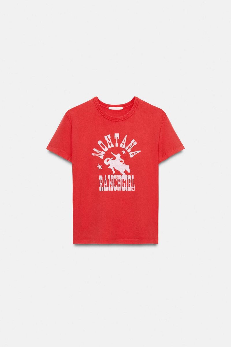 Fashion Red Slogan T-Shirt, €15.95, Zara Fashion Red Slogan T-Shirt, €15.95, Zara