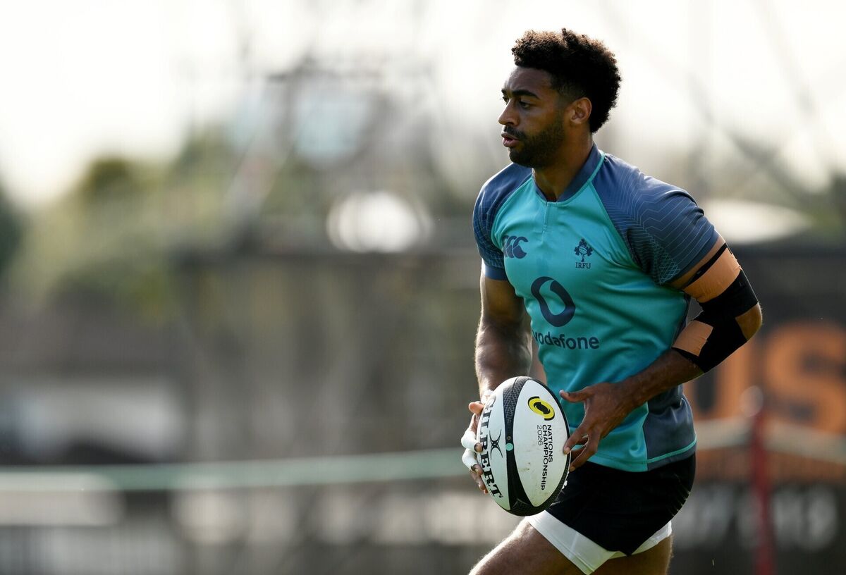 Baloucoune in training at King's College. Pic: Brendan Moran/Sportsfile Baloucoune in training at King's College. Pic: Brendan Moran/Sportsfile