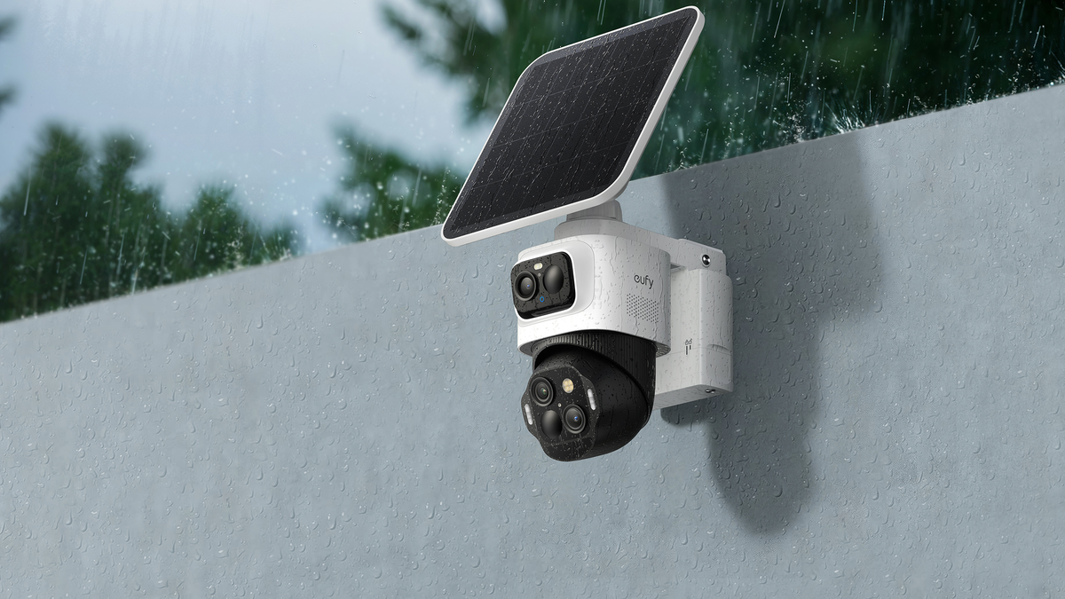 The Eufy eufyCam S4 features an IP65 rating, ensuring complete protection against dust and heavy rain during even the harshest weather. Picture: Eufy The Eufy eufyCam S4 features an IP65 rating, ensuring complete protection against dust and heavy rain during even the harshest weather. Picture: Eufy