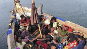<p>One boat, believed to have been carrying around 250 people, lost contact shortly after departure. A second boat, reportedly carrying 280 people, is believed to have sunk off Myanmar’s Ayeyarwady coast on July 8. Picture: Mangalanath Liyanaarahhi.</p> <p>One boat, believed to have been carrying around 250 people, lost contact shortly after departure. A second boat, reportedly carrying 280 people, is believed to have sunk off Myanmar’s Ayeyarwady coast on July 8. Picture: Mangalanath Liyanaarahhi.</p>