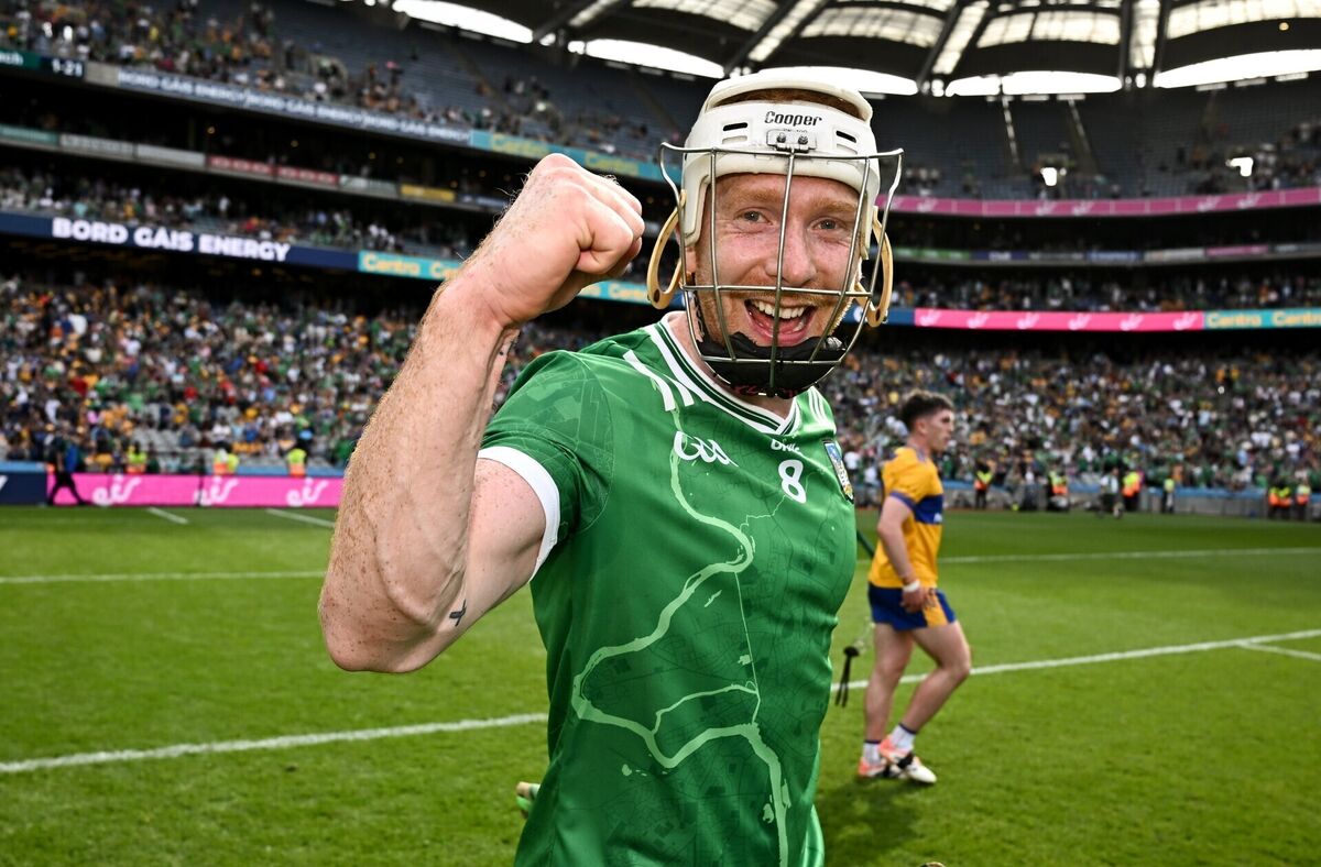 Limerick captain Cian Lynch celebrates after his side's victory in the semi-final. Pic: Seb Daly/Sportsfile Limerick captain Cian Lynch celebrates after his side's victory in the semi-final. Pic: Seb Daly/Sportsfile