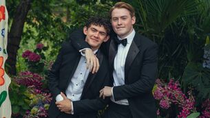 <p>Joe Locke and Kit Connor in Heartstopper Forever, on Netflix. </p>