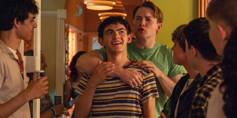 Joe Locke  and Kit Connor in a scene from Heartstopper Forever. 