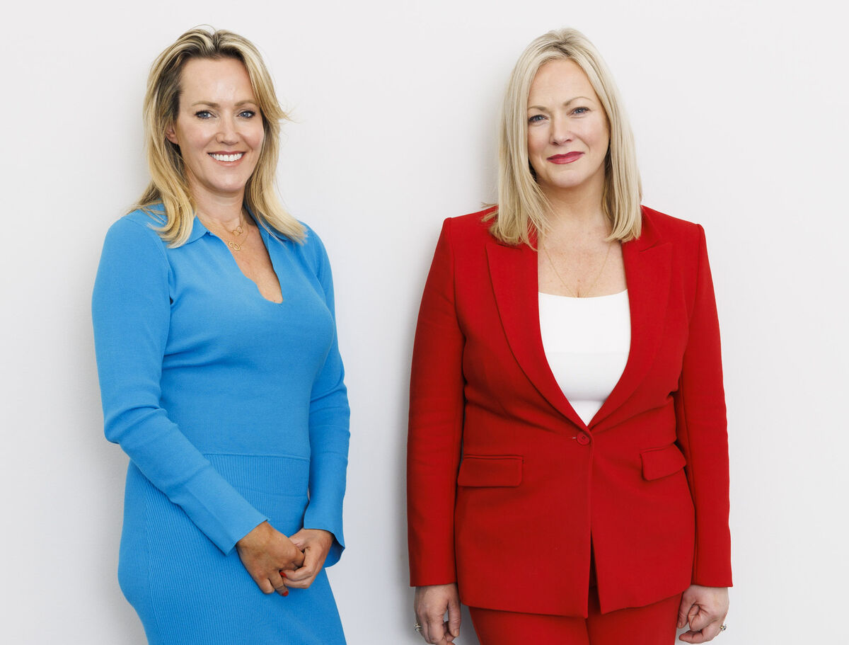 Liz Dwyer with sister Nikki, founders of the Future Beauty Show. Picture: Andres Poveda 