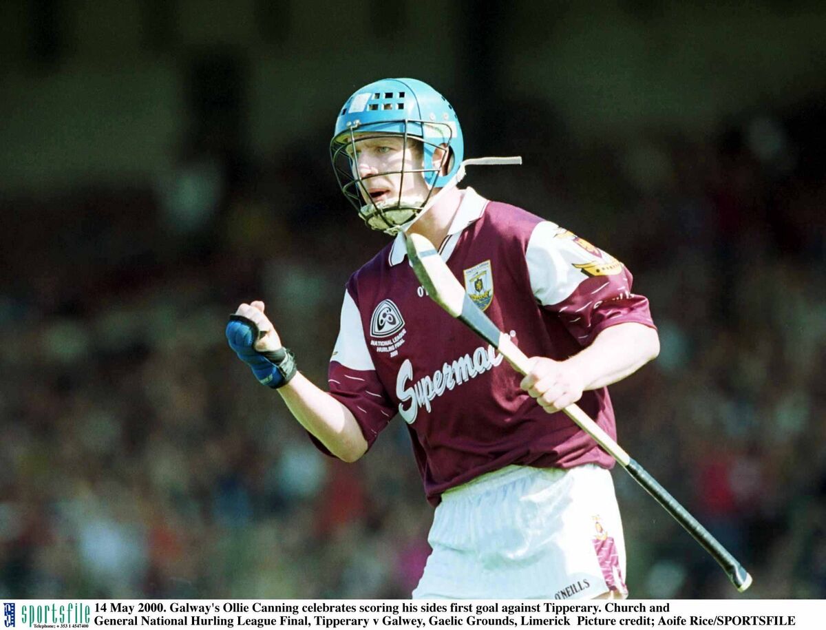 Ollie Canning in league final action against Tipp in 2000. Picture: Sportsfile. Ollie Canning in league final action against Tipp in 2000. Picture: Sportsfile.