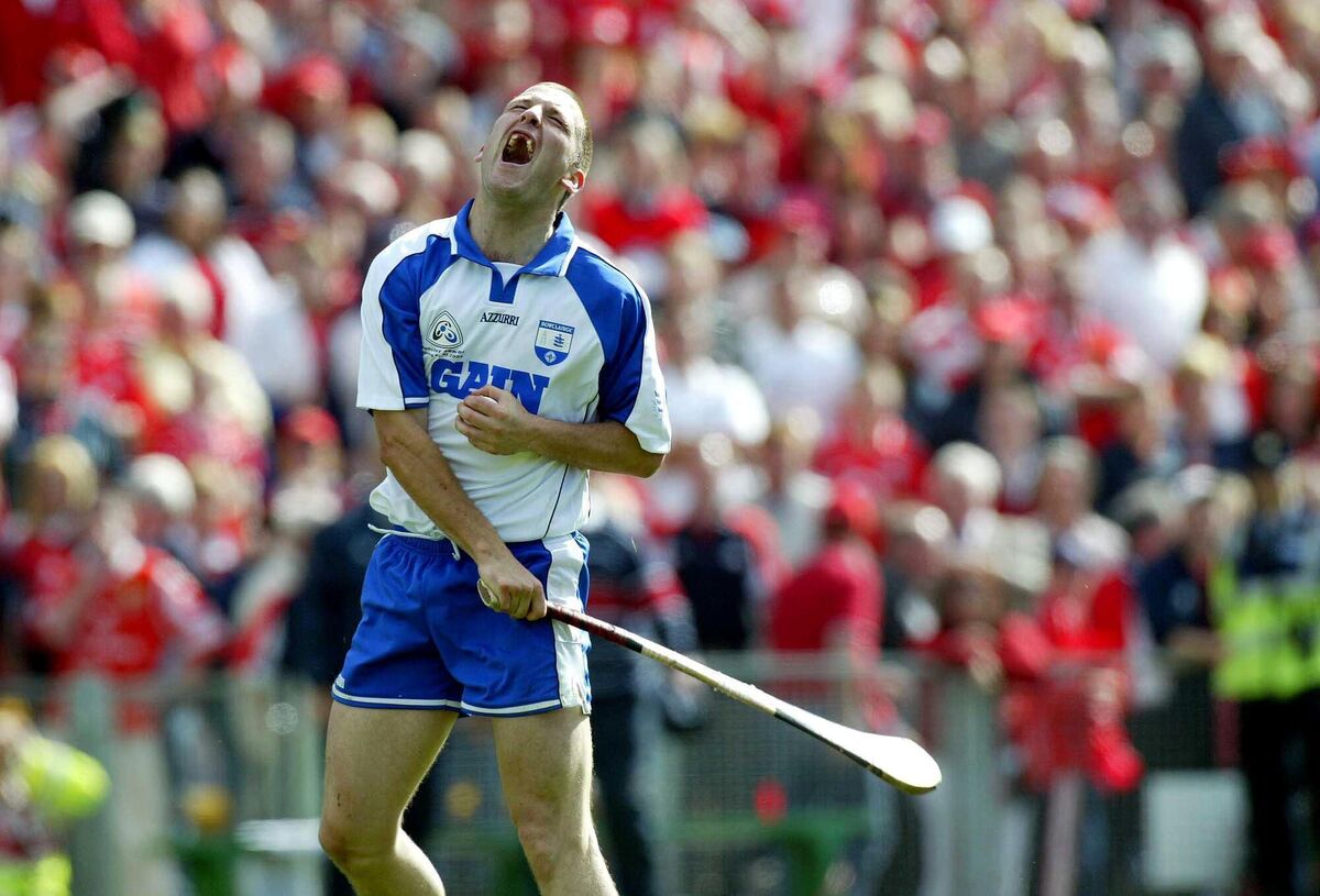 Waterford captain Ken McGrath celebrates victory against Cork in 2004. Picture: INPHO/Patrick Bolger Waterford captain Ken McGrath celebrates victory against Cork in 2004. Picture: INPHO/Patrick Bolger