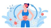 Gut brain connection. Interaction, cooperation and health effects from emotions and thoughts to stomach digestive system. Enteri