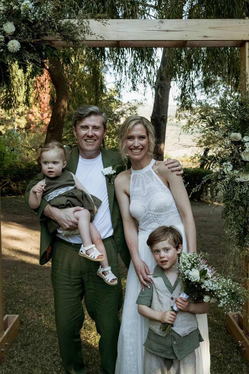 Tamsyn Brown and Dave MacArdle with Órlaith and Daniel MacArdle. Pictures: Lauren Pretorius Photo