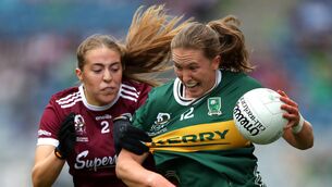 <p>Síofra O'Shea playing for Kerry during the All-Ireland final in 2024. Pic: Leah Scholes/Inpho</p>