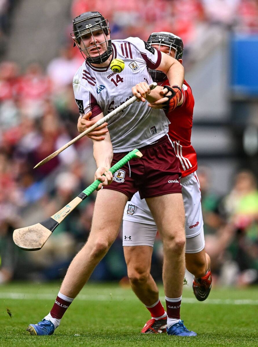 TOUGH ASK: Eamon O'Shea says Galway forward Jason Rabbitte 'has the mentality, physique and technical ability to take on any task on a hurling pitch.' Pic: Piaras Ó Mídheach/Sportsfile