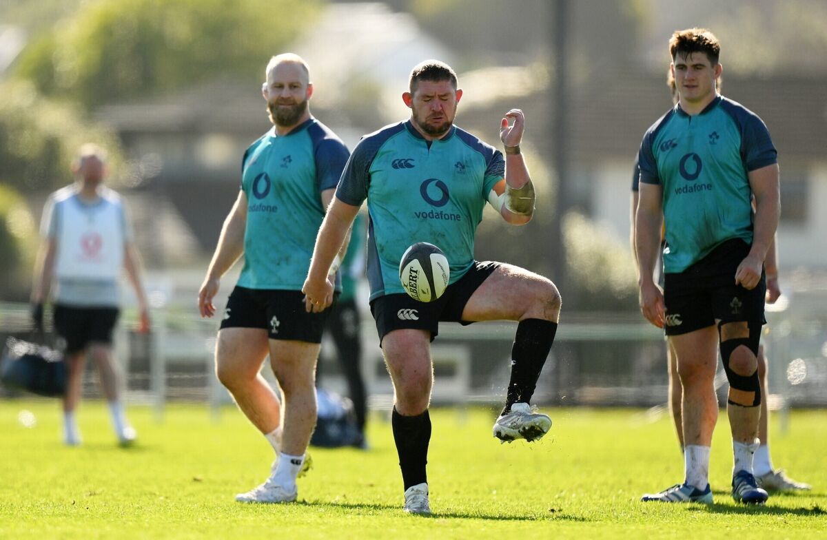 Furlong during squad training at King's College in Auckland. Pic: Brendan Moran/Sportsfile